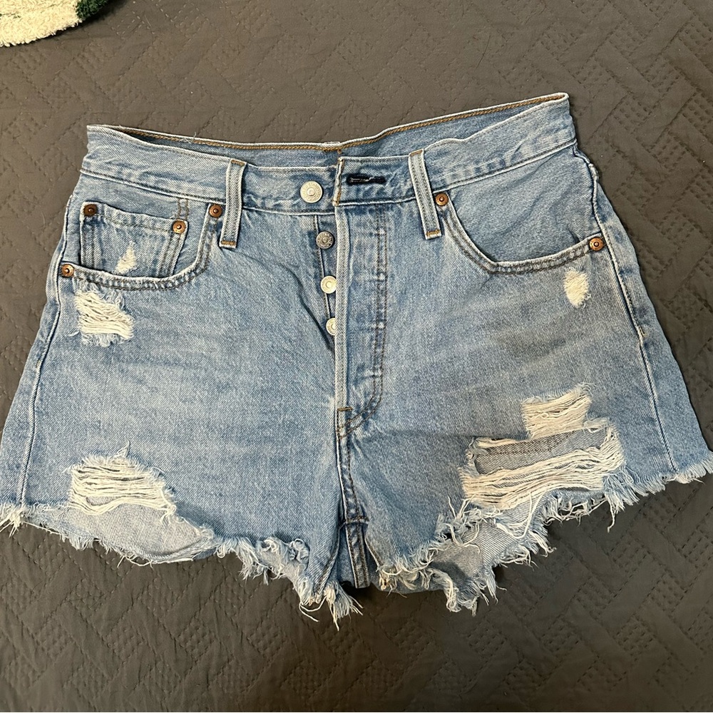 Levi’s 501 high rise shorts